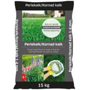 Perlekalk 15 kg sæk til græsplæne