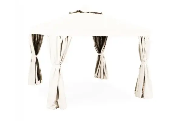 Luxus Pavillon 3x3 meter - Hvid produktbilde