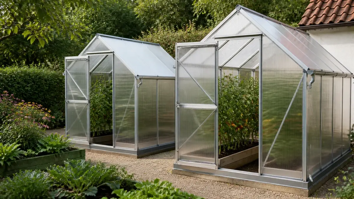 Drivhus i polycarbonat