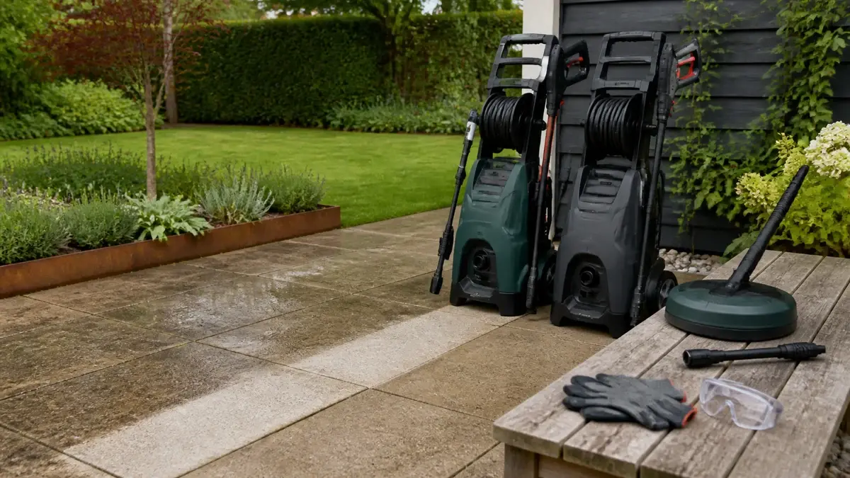 Bedste højtryksrenser til terrasse