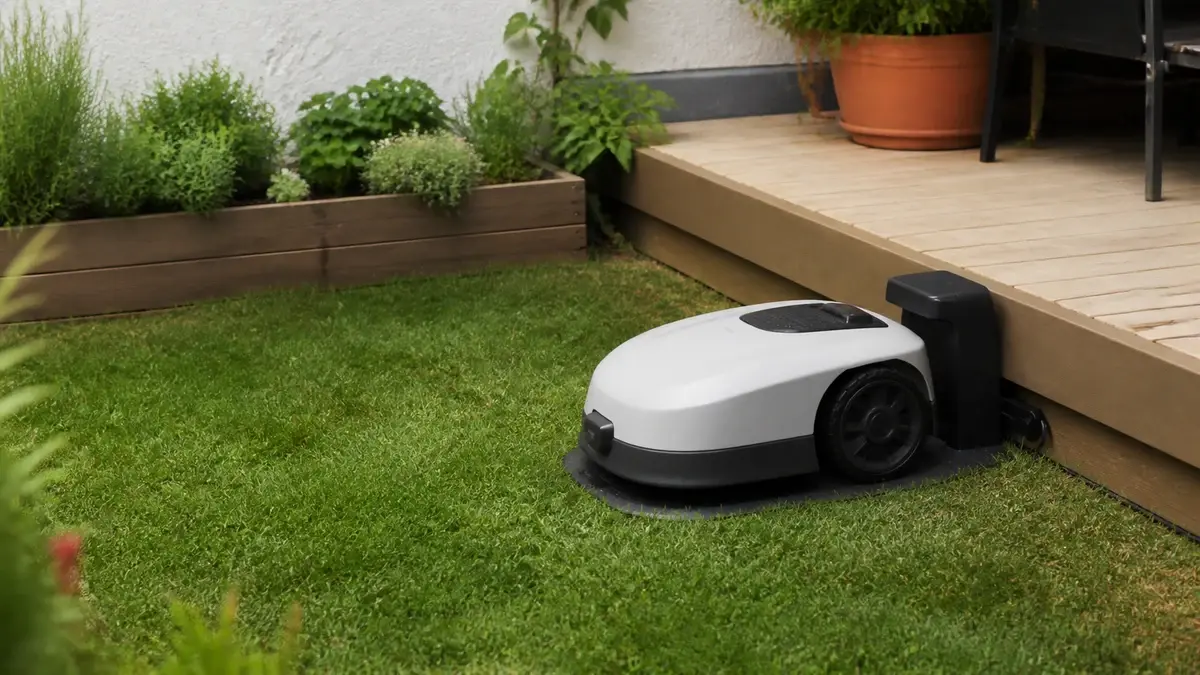 Robotplæneklipper til lille have